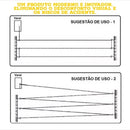 FlexLine - Varal de Parede Super Resistente Com 30 Metros e Corda Recolhível - Entrega Grátis