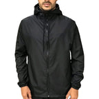 Kit com 2 Jaquetas Corta-Vento Ultra Leve com Capuz - Unissex, Outono/Inverno