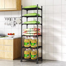 PratLine - Estante Organizadora Metálica Com 6 Prateleiras de Cozinha - Entrega Grátis