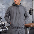 Kit com 2 Jaquetas Corta-Vento Ultra Leve com Capuz - Unissex, Outono/Inverno