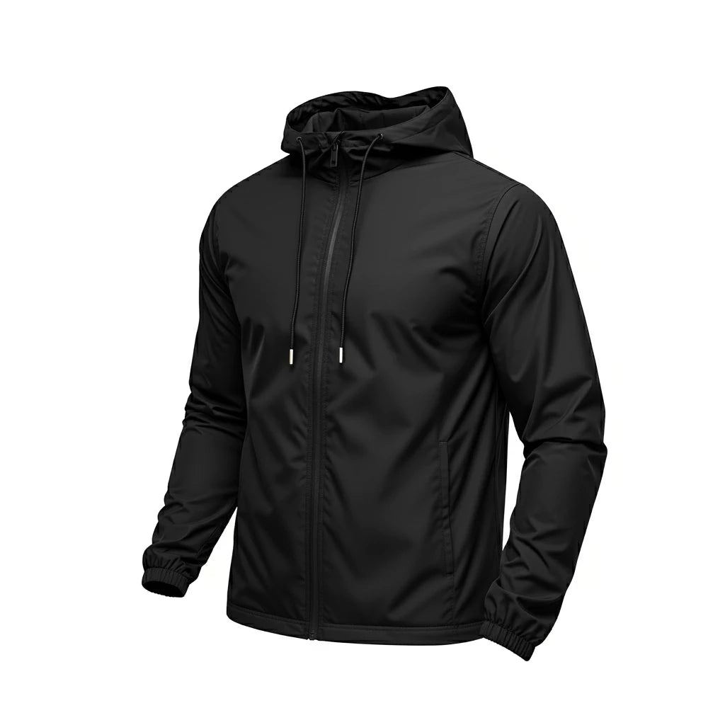 Kit com 2 Jaquetas Corta-Vento Ultra Leve com Capuz - Unissex, Outono/Inverno