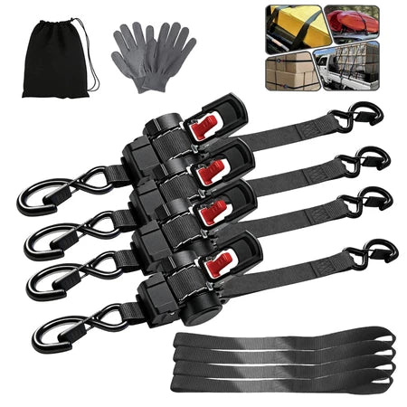 🔥 OFERTA POR TEMPO LIMITADO | Cinta de Amarração Retrátil 680kg para Carga com Recolhimento Automático