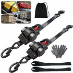🔥 OFERTA POR TEMPO LIMITADO | Cinta de Amarração Retrátil 680kg para Carga com Recolhimento Automático