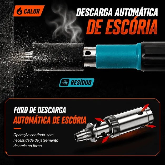 BrutoFix™ Pistola de Fixação Automática Kit Completo com Maleta + 100 Pregos para Concreto e Aço - AvexaBrutoFix™ Pistola de Fixação Automática Kit Completo com Maleta + 100 Pregos para Concreto e AçoAvexa