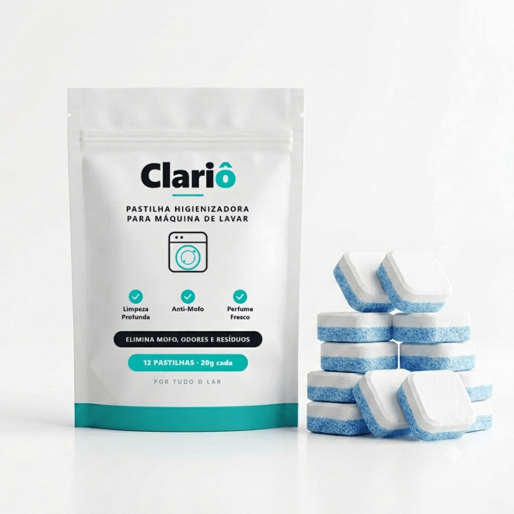 Clariô — a pastilha que higieniza sua máquina de lavar por dentro - AvexaClariô — a pastilha que higieniza sua máquina de lavar por dentroLavanderiaAvexa
