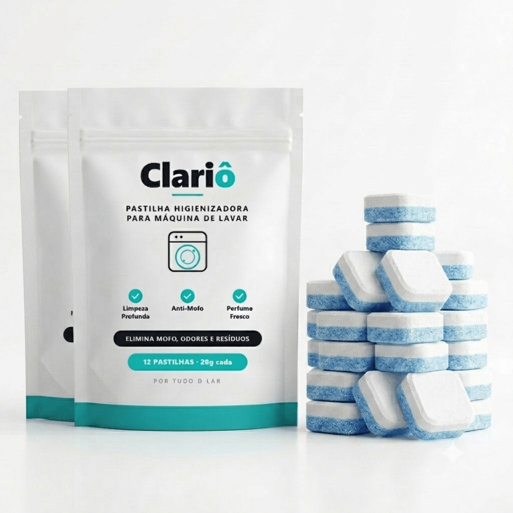 Clariô — a pastilha que higieniza sua máquina de lavar por dentro - AvexaClariô — a pastilha que higieniza sua máquina de lavar por dentroLavanderiaAvexa