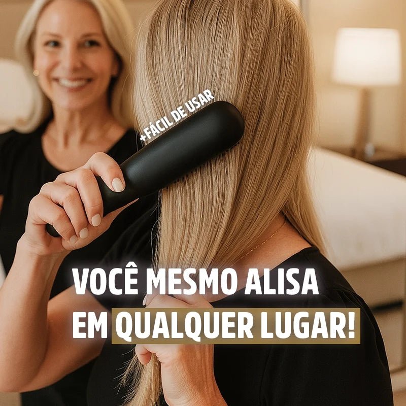 Escova Alisadora de Cabelo 5 em 1 Sem Fio PureGlam - AvexaEscova Alisadora de Cabelo 5 em 1 Sem Fio PureGlamEscovas alisadoraAvexa