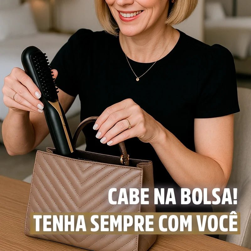 Escova Alisadora de Cabelo 5 em 1 Sem Fio PureGlam - AvexaEscova Alisadora de Cabelo 5 em 1 Sem Fio PureGlamEscovas alisadoraAvexa