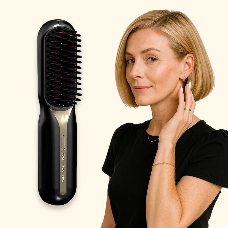 Escova Alisadora de Cabelo 5 em 1 Sem Fio PureGlam - AvexaEscova Alisadora de Cabelo 5 em 1 Sem Fio PureGlamEscovas alisadoraAvexa
