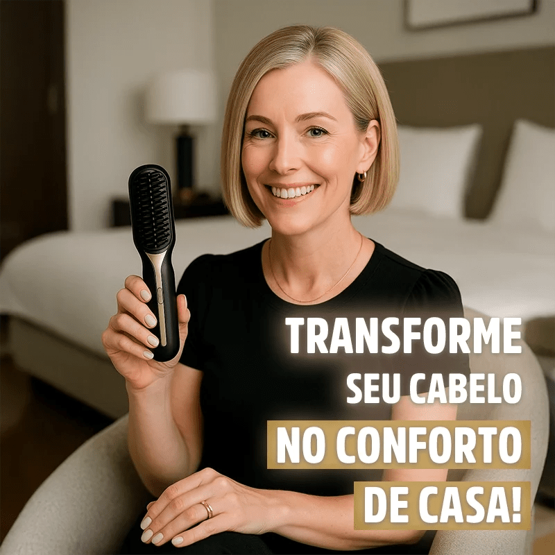 Escova Alisadora de Cabelo 5 em 1 Sem Fio PureGlam - AvexaEscova Alisadora de Cabelo 5 em 1 Sem Fio PureGlamEscovas alisadoraAvexa