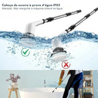 Escova Elétrica de Limpeza 9 em 1 com Cabo Extensor - AvexaEscova Elétrica de Limpeza 9 em 1 com Cabo ExtensorEscova Elétrica de Limpeza 9 em 1 RecarregávelAvexa