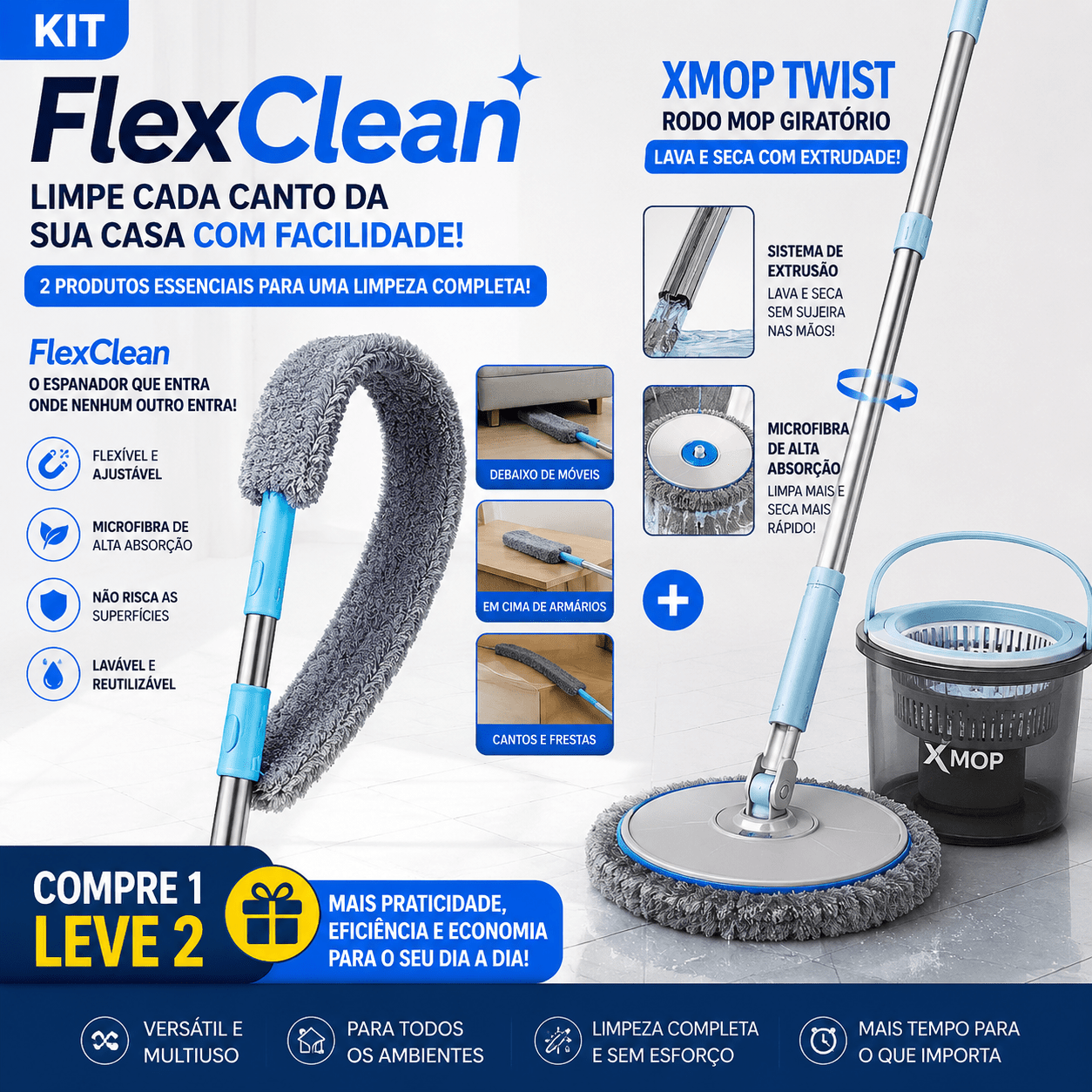 FlexClean - O Espanador Que Entra Onde Nenhum Outro Entra - Compre 1 Leve 2 - AvexaFlexClean - O Espanador Que Entra Onde Nenhum Outro Entra - Compre 1 Leve 2Avexa