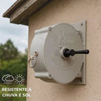 FlexLine - Varal de Parede Super Resistente Com 30 Metros e Corda Recolhível - Entrega Grátis - AvexaFlexLine - Varal de Parede Super Resistente Com 30 Metros e Corda Recolhível - Entrega GrátisAvexa