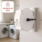 FlexLine - Varal de Parede Super Resistente Com 30 Metros e Corda Recolhível - Entrega Grátis - AvexaFlexLine - Varal de Parede Super Resistente Com 30 Metros e Corda Recolhível - Entrega GrátisAvexa
