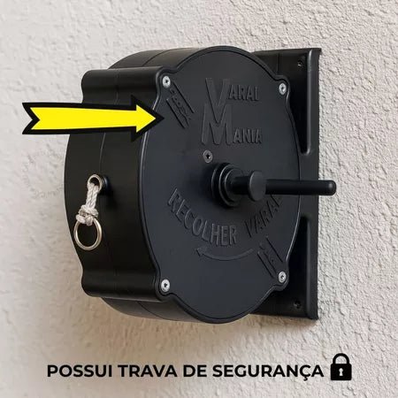 FlexLine - Varal de Parede Super Resistente Com 30 Metros e Corda Recolhível - Entrega Grátis - AvexaFlexLine - Varal de Parede Super Resistente Com 30 Metros e Corda Recolhível - Entrega GrátisAvexa