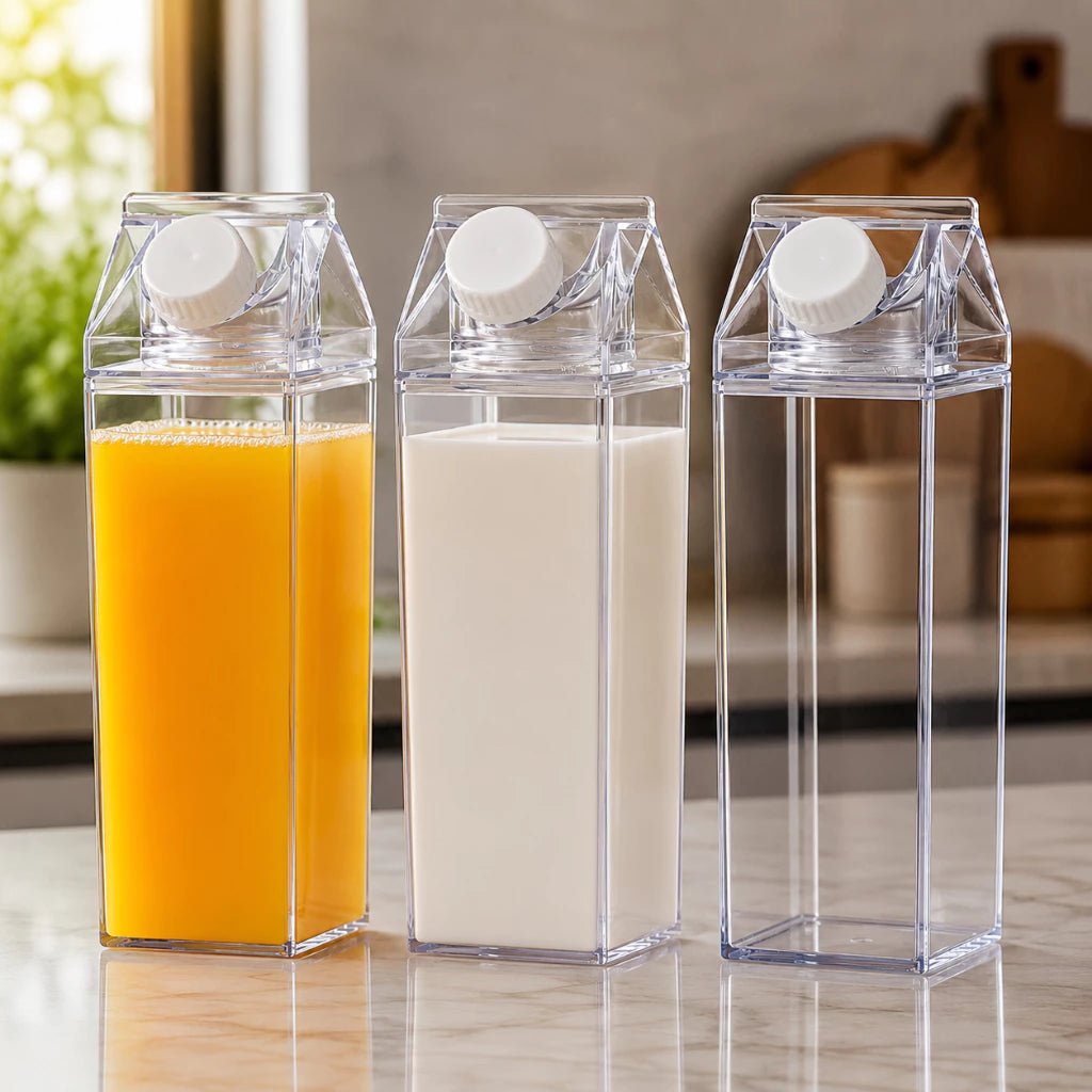 Kit 3 Garrafas Acrílico Transparente 500ml - AvexaKit 3 Garrafas Acrílico Transparente 500mlAvexa