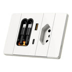 Kit 3 Tomada Inteligente Plugmax — tomada, USB, USB-C e 2 cabos retráteis numa peça só - AvexaKit 3 Tomada Inteligente Plugmax — tomada, USB, USB-C e 2 cabos retráteis numa peça sóAvexa