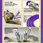 Kit com 2 Cabo 4 em 1 Carregador Universal USB Tipo-C + Lightning Super Rápido - AvexaKit com 2 Cabo 4 em 1 Carregador Universal USB Tipo-C + Lightning Super RápidoAvexa