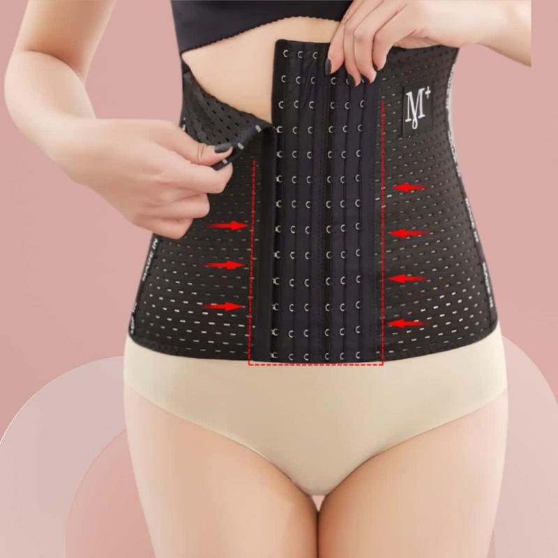 Kit com 2 Cinta Modeladora Feminina Redutora Abdominal/Afina a Cintura/Fitness - AvexaKit com 2 Cinta Modeladora Feminina Redutora Abdominal/Afina a Cintura/FitnessCinta Modeladora Abdominal com ColchetesAvexa
