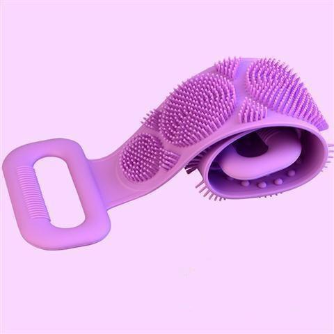 Kit com 2 Escova De Banho Silicone Massageadora Esfoliante Corporal Para Limpeza Esfoliar Costas Corpo - AvexaKit com 2 Escova De Banho Silicone Massageadora Esfoliante Corporal Para Limpeza Esfoliar Costas Corposb 7Avexa