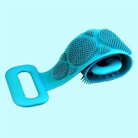Kit com 2 Escova De Banho Silicone Massageadora Esfoliante Corporal Para Limpeza Esfoliar Costas Corpo - AvexaKit com 2 Escova De Banho Silicone Massageadora Esfoliante Corporal Para Limpeza Esfoliar Costas Corposb 7Avexa