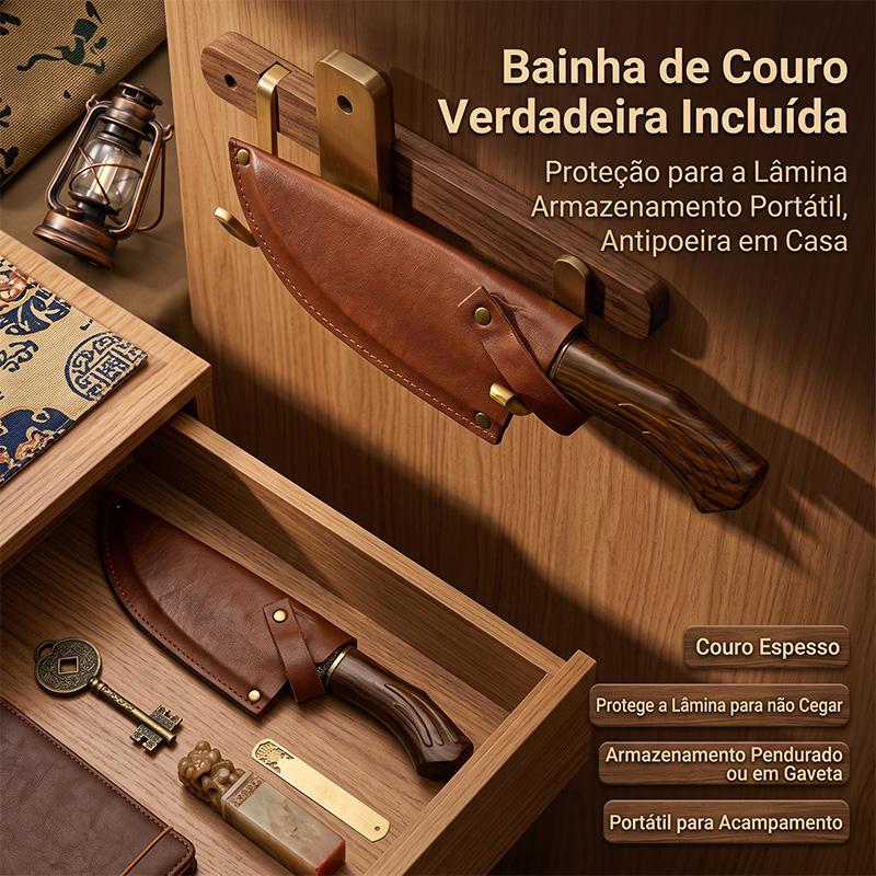 Kit com 2 Faca Artesanal Forjada Dragão Oriental Profissional Luxo Case em Aço Inoxidável Durável e Confortável para Cozinha Versátil - AvexaKit com 2 Faca Artesanal Forjada Dragão Oriental Profissional Luxo Case em Aço Inoxidável Durável e Confortável para Cozinha VersátilAvexa