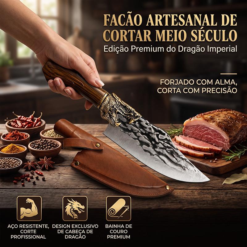 Kit com 2 Faca Artesanal Forjada Dragão Oriental Profissional Luxo Case em Aço Inoxidável Durável e Confortável para Cozinha Versátil - AvexaKit com 2 Faca Artesanal Forjada Dragão Oriental Profissional Luxo Case em Aço Inoxidável Durável e Confortável para Cozinha VersátilAvexa