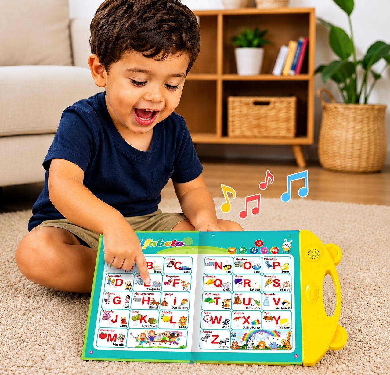 Livro Infantil Bilíngue Português e Inglês Interativo com Lousa Mágica Reutilizável - AvexaLivro Infantil Bilíngue Português e Inglês Interativo com Lousa Mágica ReutilizávelAvexa