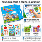 Livro Infantil Bilíngue Português e Inglês Interativo com Lousa Mágica Reutilizável - AvexaLivro Infantil Bilíngue Português e Inglês Interativo com Lousa Mágica ReutilizávelAvexa
