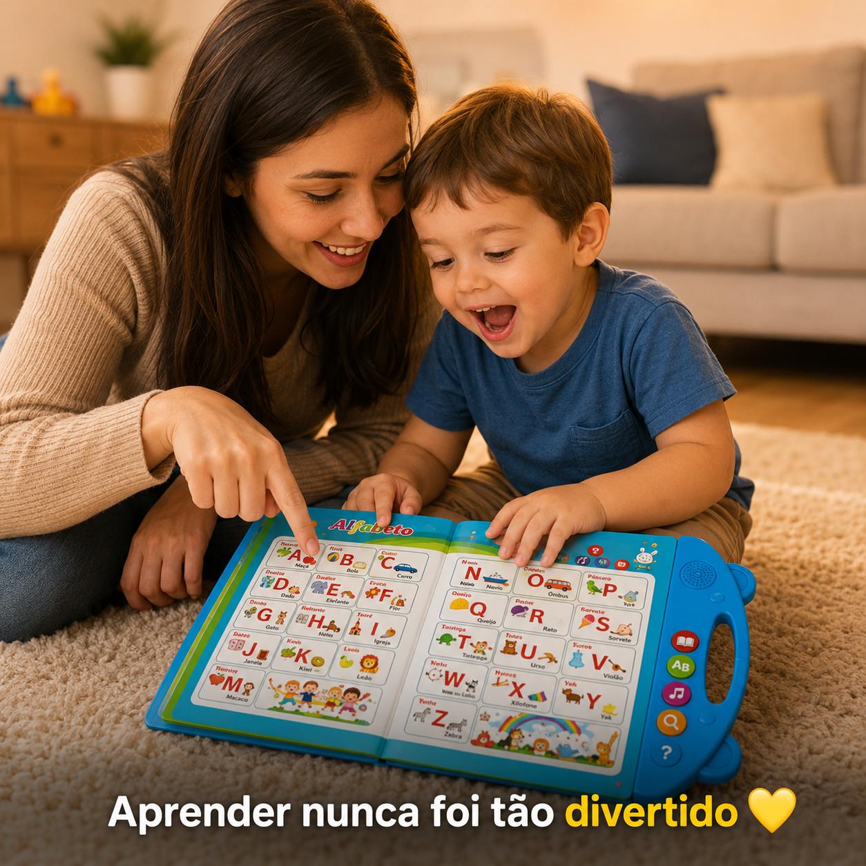 Livro Infantil Bilíngue Português e Inglês Interativo com Lousa Mágica Reutilizável - AvexaLivro Infantil Bilíngue Português e Inglês Interativo com Lousa Mágica ReutilizávelAvexa