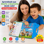 Livro Infantil Bilíngue Português e Inglês Interativo com Lousa Mágica Reutilizável - AvexaLivro Infantil Bilíngue Português e Inglês Interativo com Lousa Mágica ReutilizávelAvexa