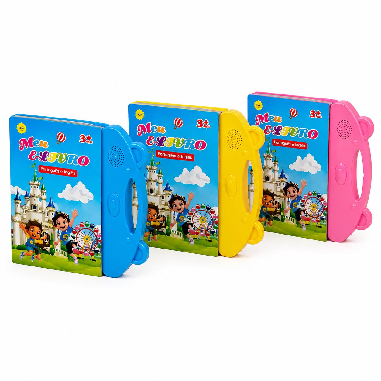 Livro Infantil Bilíngue Português e Inglês Interativo com Lousa Mágica Reutilizável - AvexaLivro Infantil Bilíngue Português e Inglês Interativo com Lousa Mágica ReutilizávelAvexa