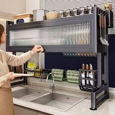 MultiFlex - Escorredor De Louça Suspenso Para Bancada de Cozinha - Entrega Grátis - AvexaMultiFlex - Escorredor De Louça Suspenso Para Bancada de Cozinha - Entrega GrátisAvexa