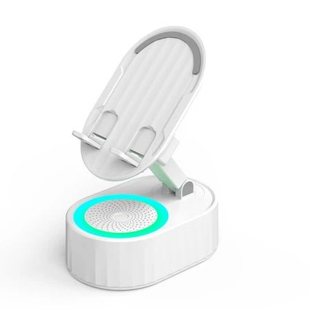 🔥 OFERTA POR TEMPO LIMITADO | Suporte Multifuncional com Alto-falante Bluetooth, Indução e Luz RGB - Avexa🔥 OFERTA POR TEMPO LIMITADO | Suporte Multifuncional com Alto-falante Bluetooth, Indução e Luz RGBAvexa