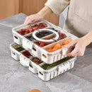 Organizador de Alimentos 8 Divisórias - Compre 1 Leve 2 - Frutas, Legumes e Petiscos - AvexaOrganizador de Alimentos 8 Divisórias - Compre 1 Leve 2 - Frutas, Legumes e PetiscosAvexa