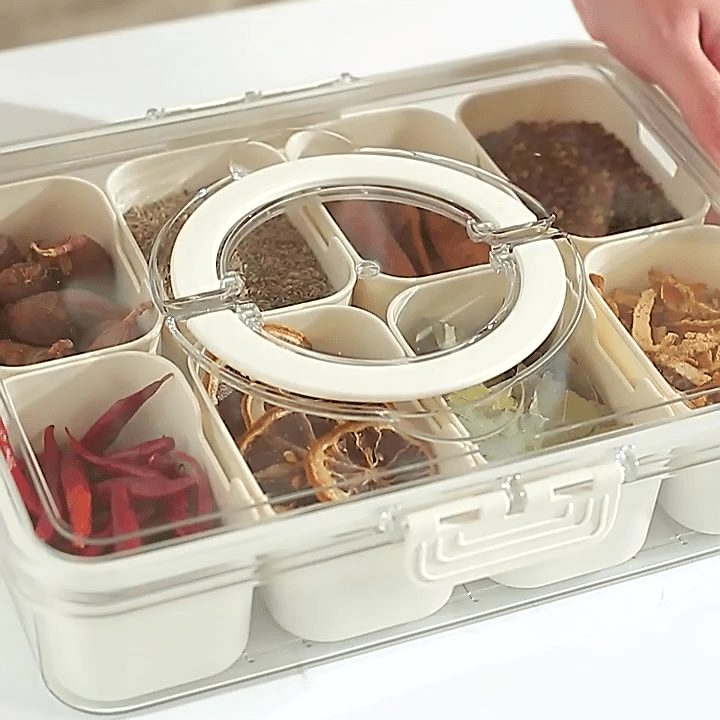Organizador de Alimentos 8 Divisórias - Compre 1 Leve 2 - Frutas, Legumes e Petiscos - AvexaOrganizador de Alimentos 8 Divisórias - Compre 1 Leve 2 - Frutas, Legumes e PetiscosAvexa
