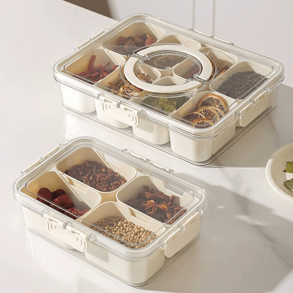 Organizador de Alimentos 8 Divisórias - Compre 1 Leve 2 - Frutas, Legumes e Petiscos - AvexaOrganizador de Alimentos 8 Divisórias - Compre 1 Leve 2 - Frutas, Legumes e PetiscosAvexa