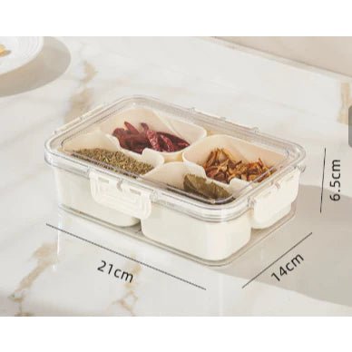 Organizador de Alimentos 8 Divisórias - Compre 1 Leve 2 - Frutas, Legumes e Petiscos - AvexaOrganizador de Alimentos 8 Divisórias - Compre 1 Leve 2 - Frutas, Legumes e PetiscosAvexa