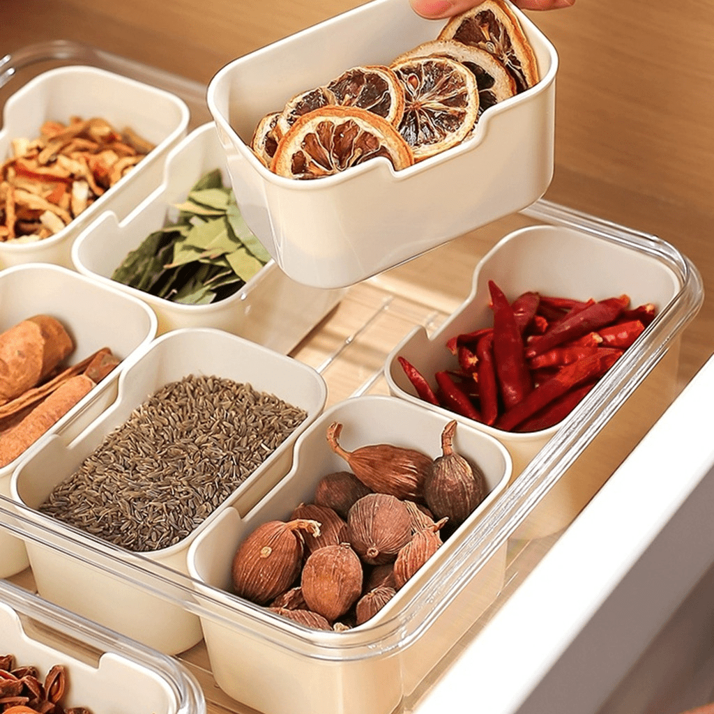 Organizador de Alimentos 8 Divisórias - Compre 1 Leve 2 - Frutas, Legumes e Petiscos - AvexaOrganizador de Alimentos 8 Divisórias - Compre 1 Leve 2 - Frutas, Legumes e PetiscosAvexa