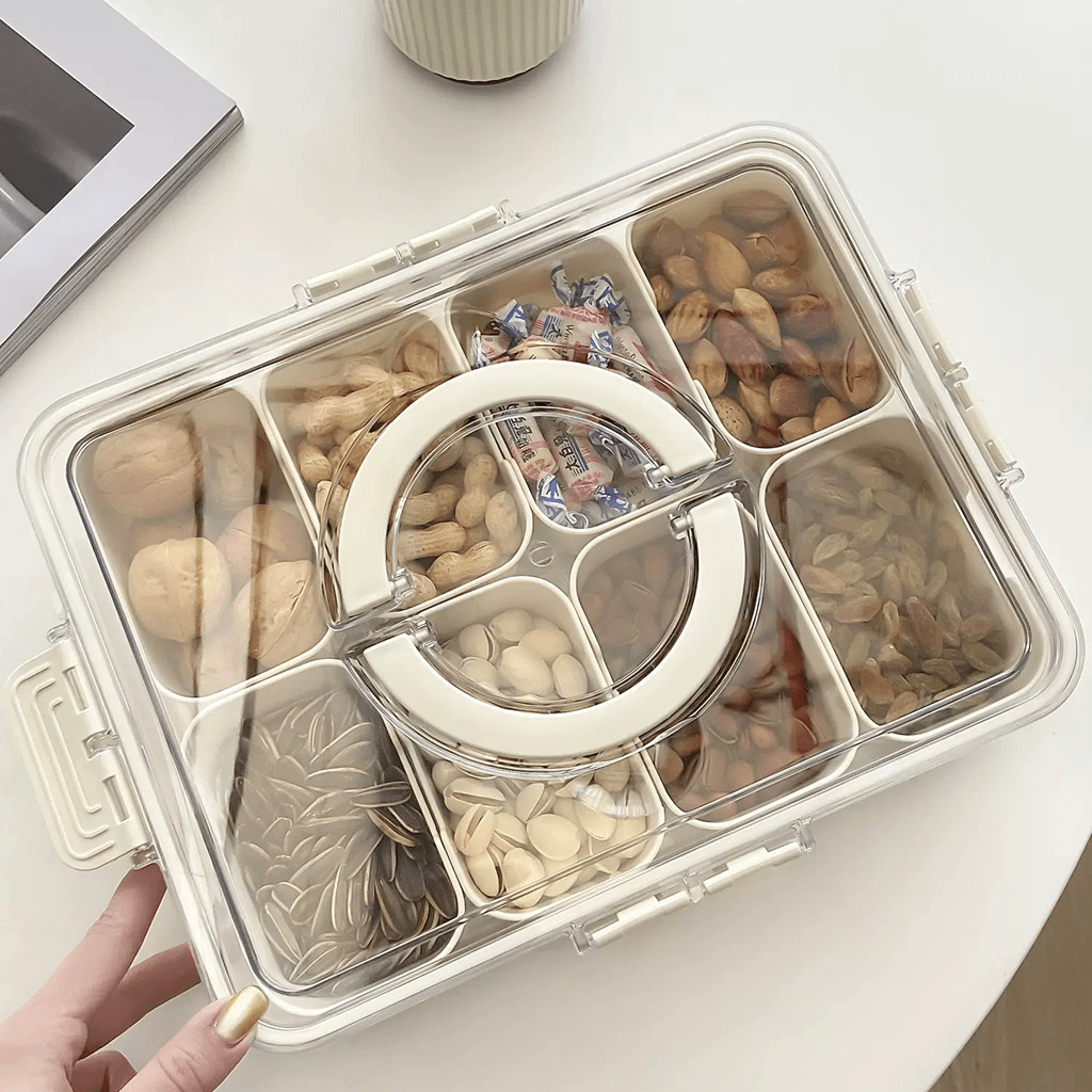 Organizador de Alimentos 8 Divisórias - Compre 1 Leve 2 - Frutas, Legumes e Petiscos - AvexaOrganizador de Alimentos 8 Divisórias - Compre 1 Leve 2 - Frutas, Legumes e PetiscosAvexa