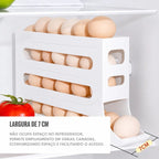 Organizador de Ovos EggSmart com Deslizamento Automático - AvexaOrganizador de Ovos EggSmart com Deslizamento AutomáticoSuporte Deslizante de Ovos AutomáticoAvexa