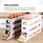Organizador de Ovos EggSmart com Deslizamento Automático - AvexaOrganizador de Ovos EggSmart com Deslizamento AutomáticoSuporte Deslizante de Ovos AutomáticoAvexa