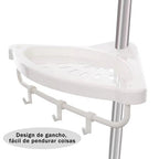 PratFix - Organizador de Canto Para Banheiro com 4 Prateleiras Ajustáveis de Fácil Instalação Sem Furos - Entrega Grátis - AvexaPratFix - Organizador de Canto Para Banheiro com 4 Prateleiras Ajustáveis de Fácil Instalação Sem Furos - Entrega GrátisAvexa
