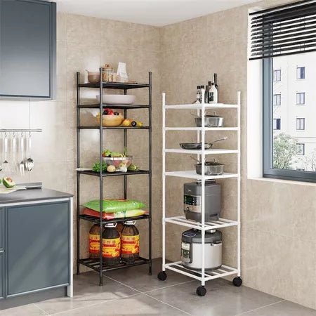 PratLine - Estante Organizadora Metálica Com 6 Prateleiras de Cozinha - Entrega Grátis - AvexaPratLine - Estante Organizadora Metálica Com 6 Prateleiras de Cozinha - Entrega GrátisAvexa
