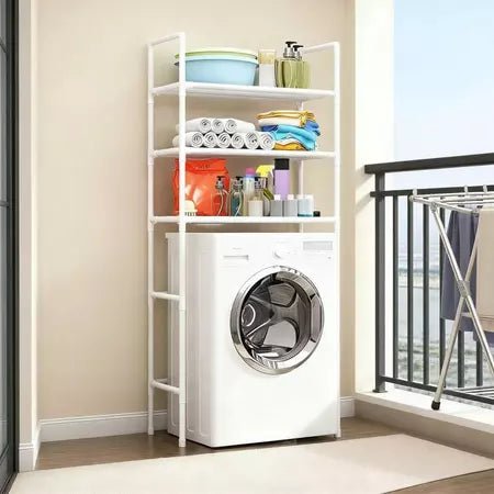PratPlus - Suporte de Prateleiras para Máquina de Lavar com Rodízios e Base Antiderrapante - Entrega Grátis Reforçada - AvexaPratPlus - Suporte de Prateleiras para Máquina de Lavar com Rodízios e Base Antiderrapante - Entrega Grátis ReforçadaAvexa
