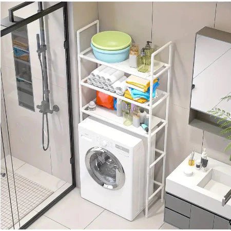 PratPlus - Suporte de Prateleiras para Máquina de Lavar com Rodízios e Base Antiderrapante - Entrega Grátis Reforçada - AvexaPratPlus - Suporte de Prateleiras para Máquina de Lavar com Rodízios e Base Antiderrapante - Entrega Grátis ReforçadaAvexa