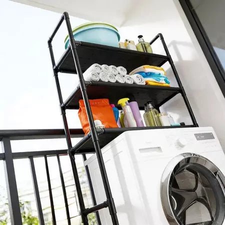 PratPlus - Suporte de Prateleiras para Máquina de Lavar com Rodízios e Base Antiderrapante - Entrega Grátis Reforçada - AvexaPratPlus - Suporte de Prateleiras para Máquina de Lavar com Rodízios e Base Antiderrapante - Entrega Grátis ReforçadaAvexa
