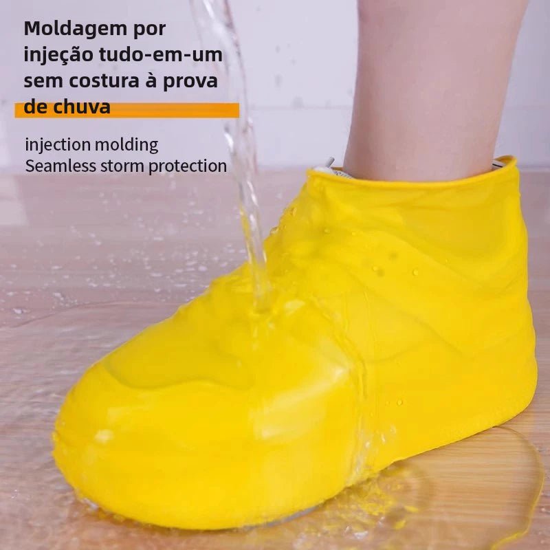 Protetor de calçado para chuva unissex: antiderrapante, à prova d'água, reutilizável, espesso, de alta elasticidade - AvexaProtetor de calçado para chuva unissex: antiderrapante, à prova d'água, reutilizável, espesso, de alta elasticidadeAvexa
