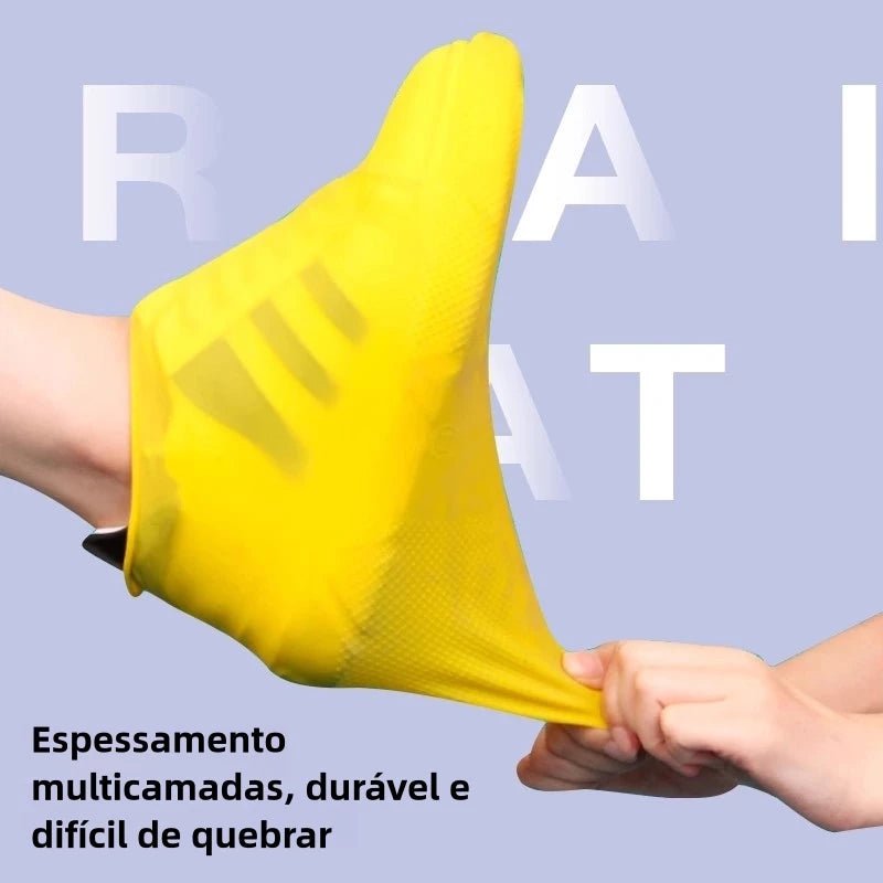 Protetor de calçado para chuva unissex: antiderrapante, à prova d'água, reutilizável, espesso, de alta elasticidade - AvexaProtetor de calçado para chuva unissex: antiderrapante, à prova d'água, reutilizável, espesso, de alta elasticidadeAvexa