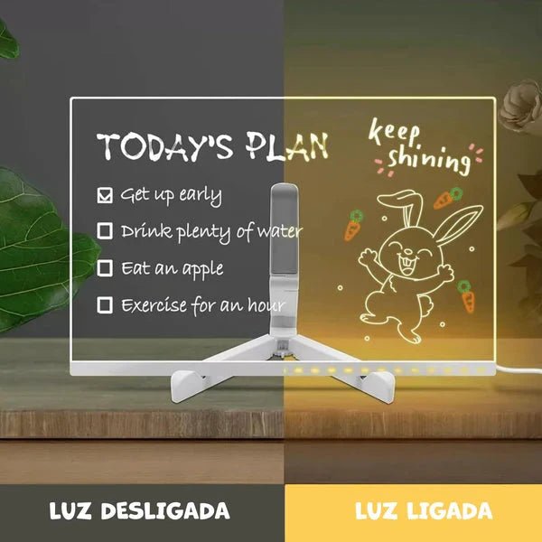 Quadro Mágico para Desenhar com Luz LED Infantil LuzPad - AvexaQuadro Mágico para Desenhar com Luz LED Infantil LuzPadQuadro MágicoAvexa